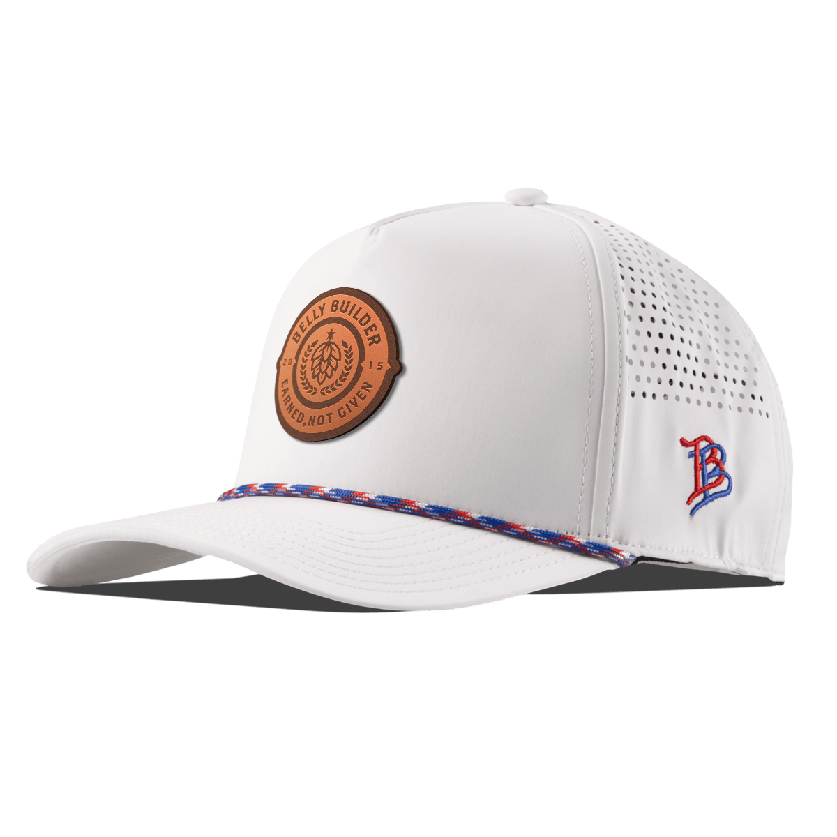 Belly Builder Curved 5 Panel Rope White RWB