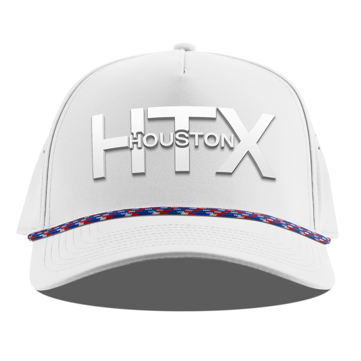 City Block Houston (HTX) Curved 5 Panel Rope White RWB