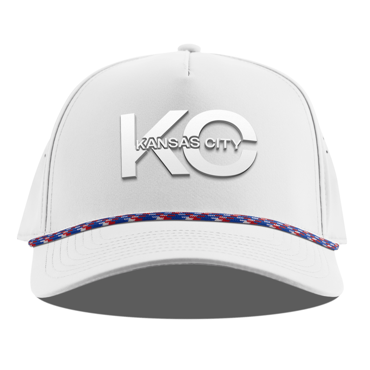 City Block Kansas City Curved 5 Panel Rope White RWB