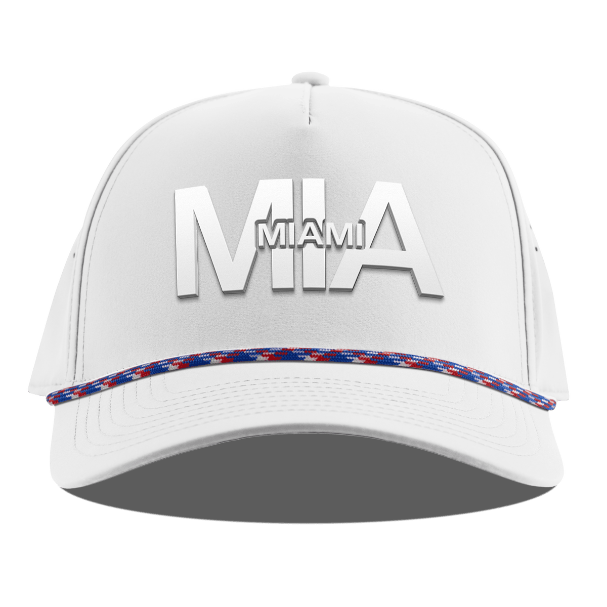 City Block Miami Curved 5 Panel Rope White RWB