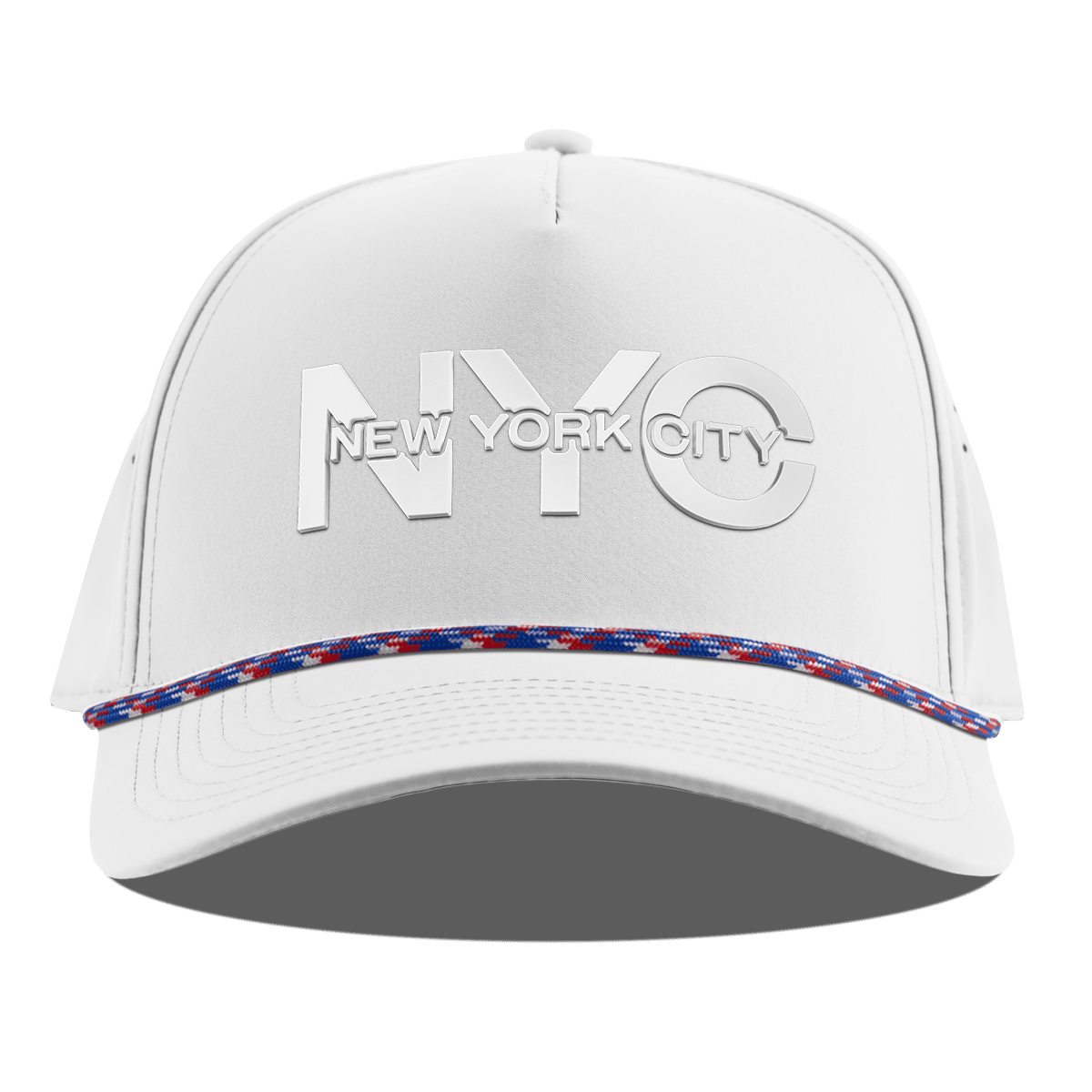 City Block New York Curved 5 Panel Rope White RWB