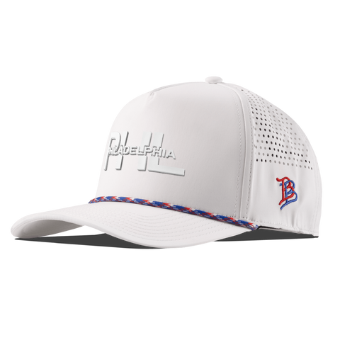 City Block Philadelphia Curved 5 Panel Rope White RWB