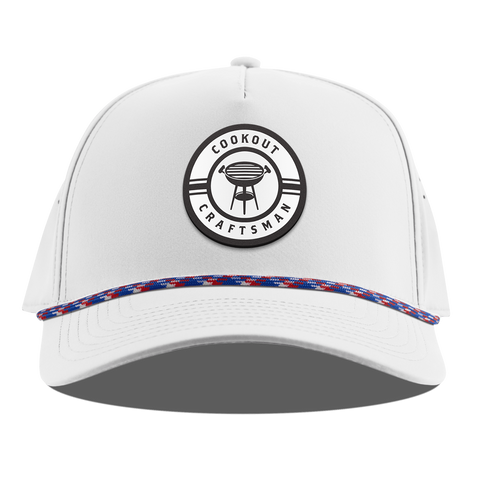 Cookout Craftsman Curved 5 Panel Rope White RWB