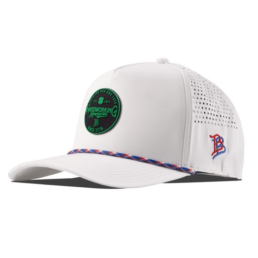 Create Your Luck Curved 5 Panel Rope White RWB