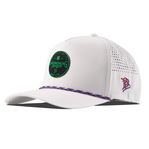Create Your Luck Curved 5 Panel Rope White RWB