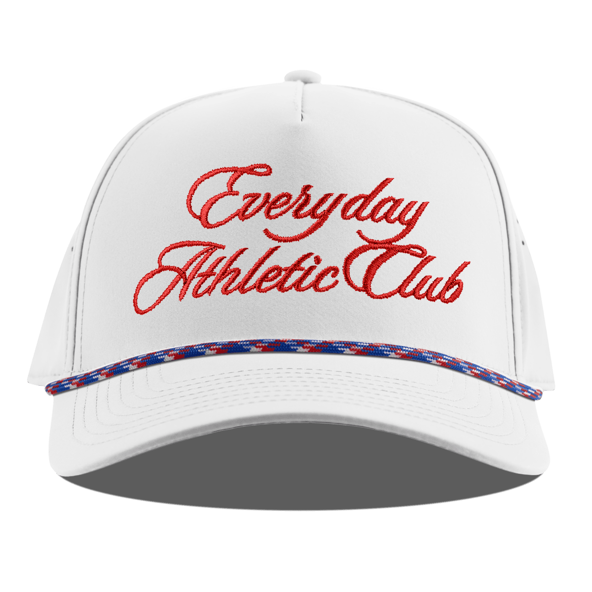 Everyday Athletic Club Curved 5 Panel Rope White RWB
