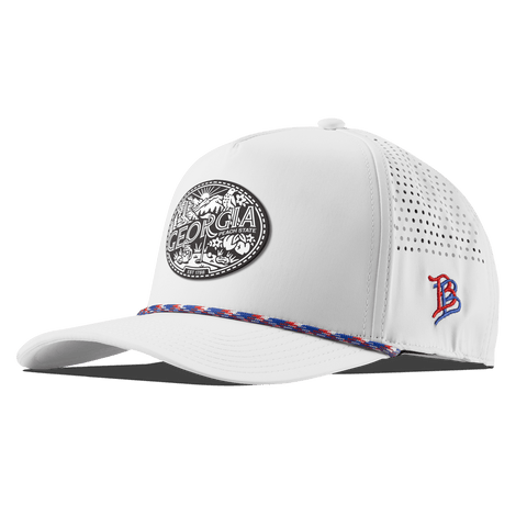 Georgia Traveler Curved 5 Panel Rope White RWB