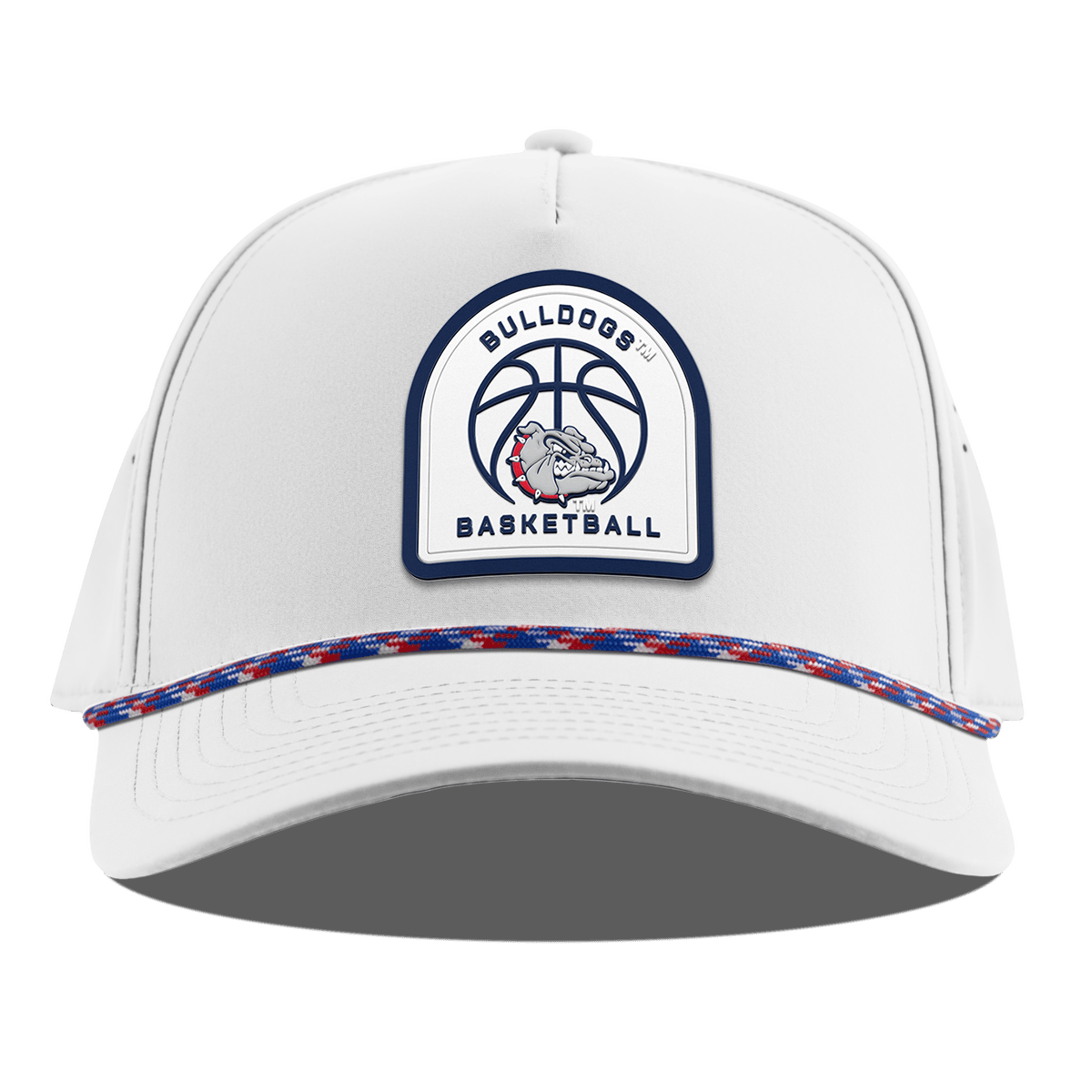 Gonzaga University "Gonzaga Basketball" Curved 5 Panel Rope White RWB