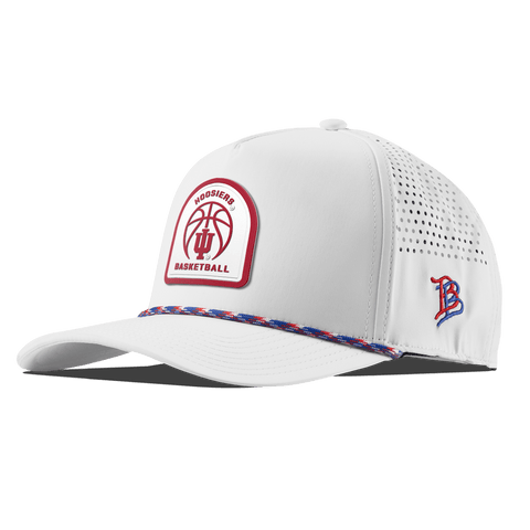 Indiana University "Indiana Basketball" Curved 5 Panel Rope White RWB