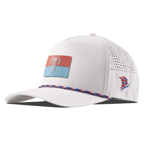 Kansas City Flag Curved 5 Panel Rope White RWB