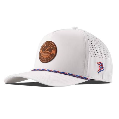 King of Coals Curved 5 Panel Rope White RWB