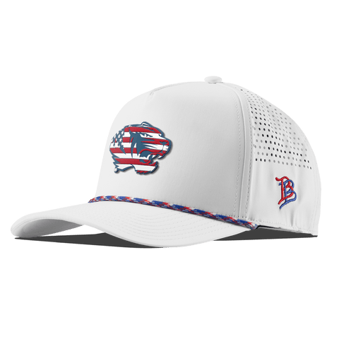University of Missouri "Missouri Stars & Stripes" Curved 5 Panel Rope White RWB