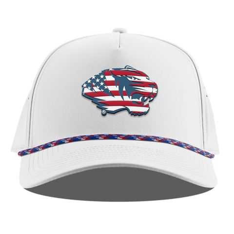 University of Missouri "Missouri Stars & Stripes" Curved 5 Panel Rope White RWB