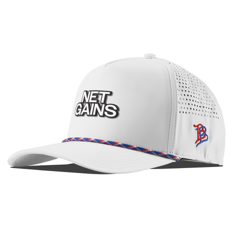 Net Gains Curved 5 Panel Rope White RWB