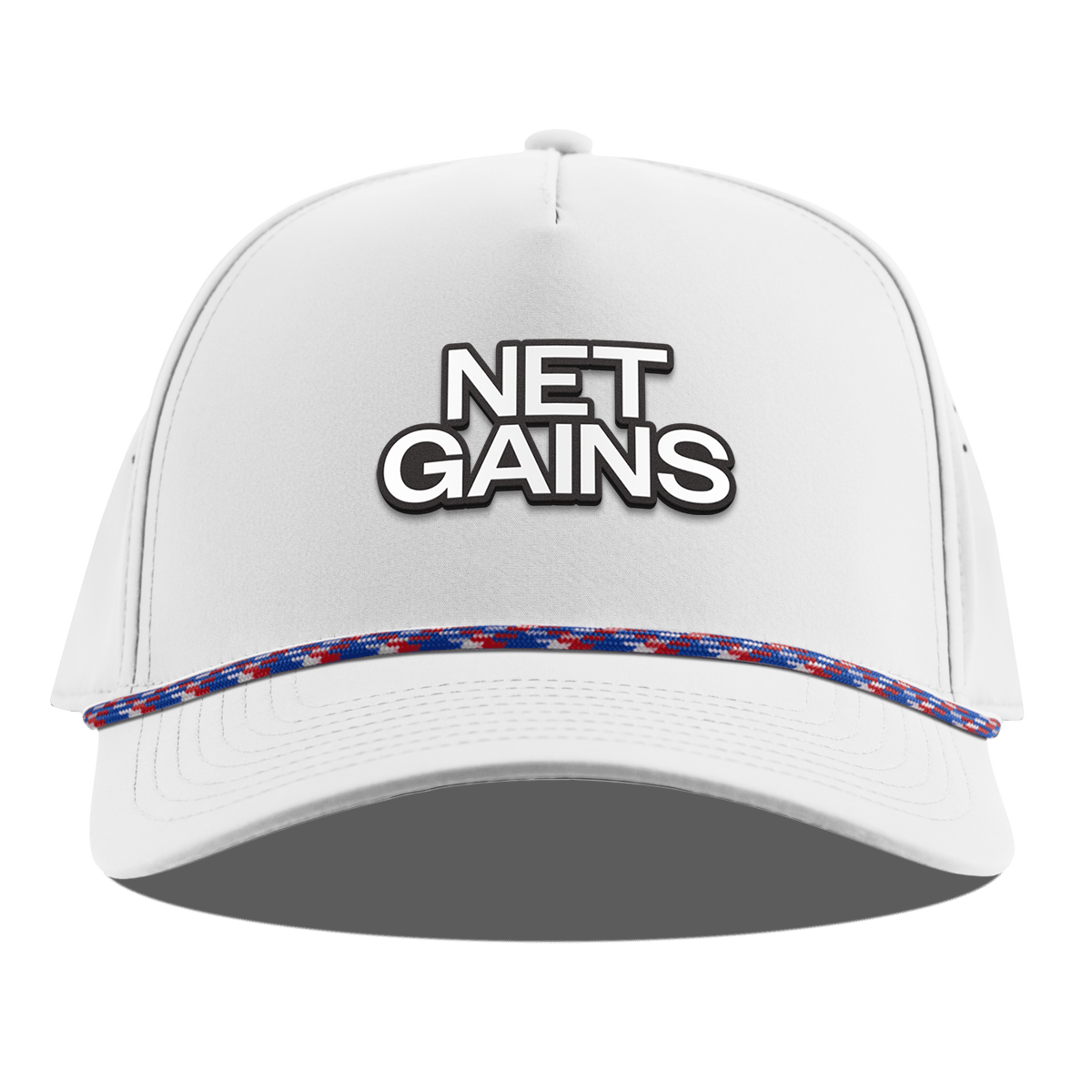 Net Gains Curved 5 Panel Rope White RWB