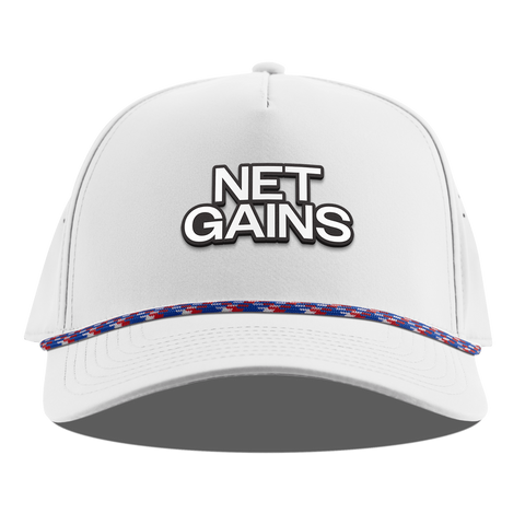 Net Gains Curved 5 Panel Rope White RWB