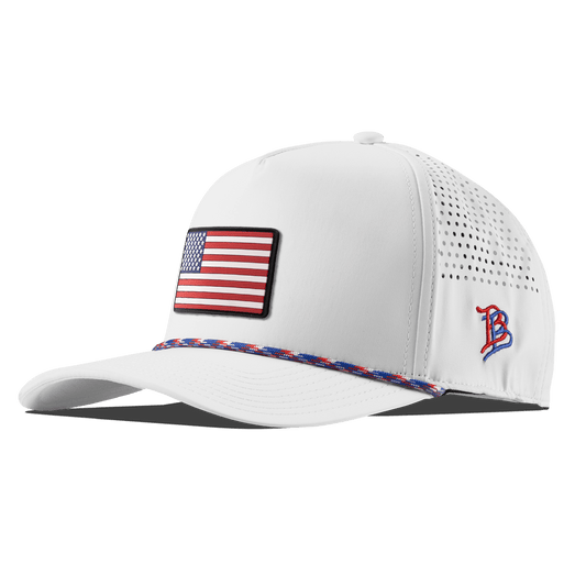 Old Glory PVC Curved 5 Panel Rope White RWB