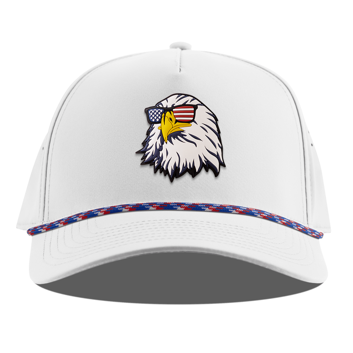 Party Eagle PVC Curved 5 Panel Rope White RWB