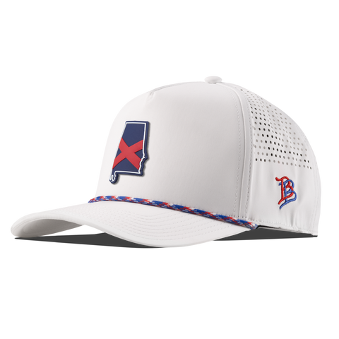 Alabama Patriot Series Curved 5 Panel Rope White/RWB