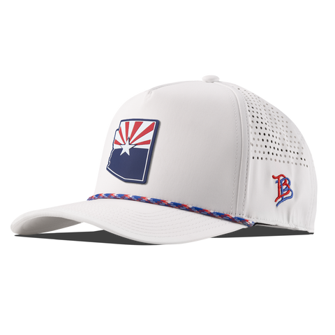 Arizona Patriot Series Curved 5 Panel Rope White/RWB