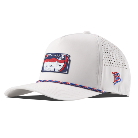 Kansas Patriot Series Curved 5 Panel Rope White/RWB