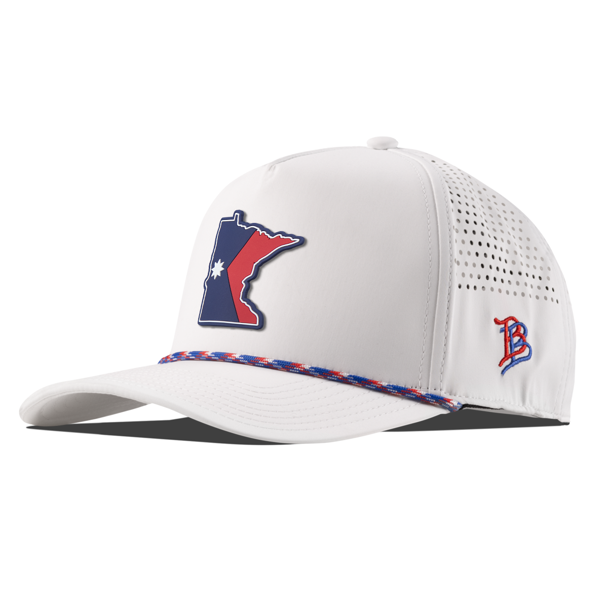 Minnesota Patriot Series Curved 5 Panel Rope White/RWB