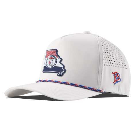 Missouri Patriot Series Curved 5 Panel Rope White/RWB