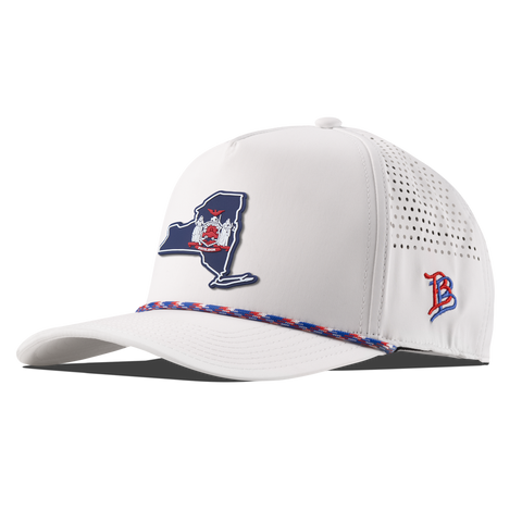 New York Patriot Series Curved 5 Panel Rope White/RWB