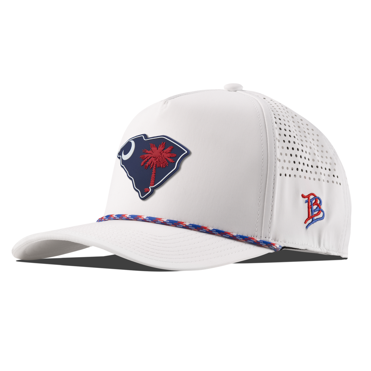 South Carolina Patriot Series Curved 5 Panel Rope White/RWB