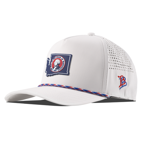 Washington Patriot Series Curved 5 Panel Rope White/RWB