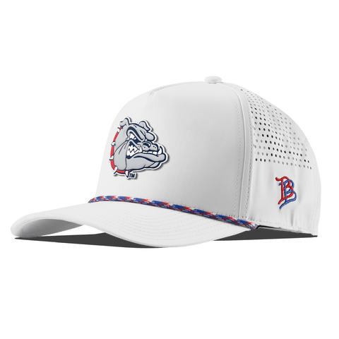 Gonzaga University "Spike The Bulldog" Curved 5 Panel Rope White RWB