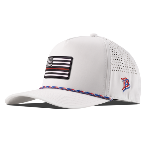 Thin Red Line PVC Curved 5 Panel Rope White/RWB