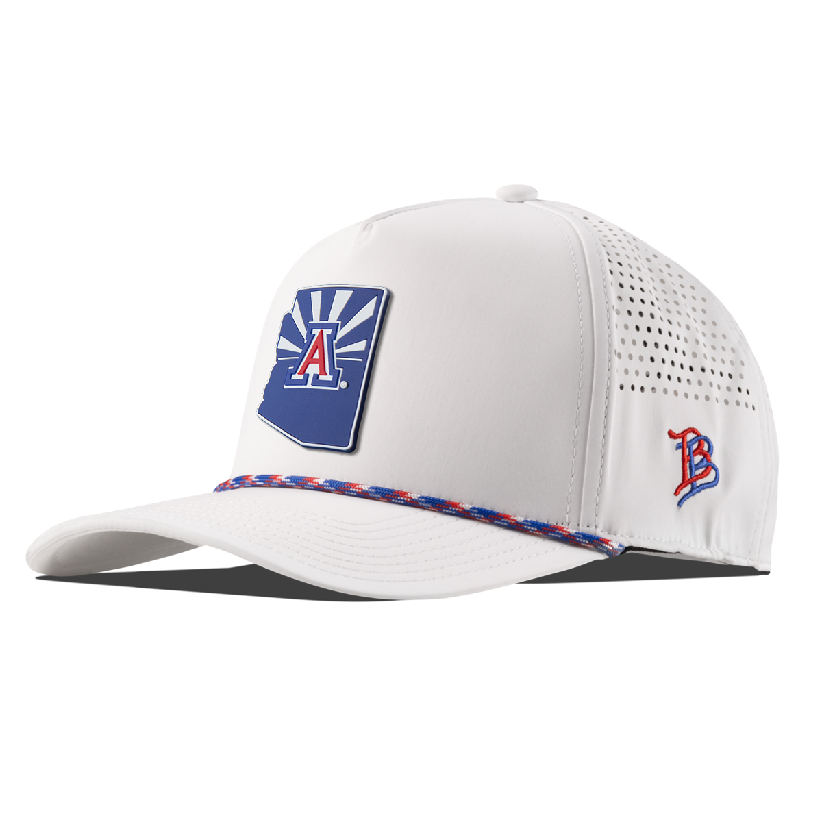 University of Arizona "The Tucson" Curved 5 Panel Rope RWB/White