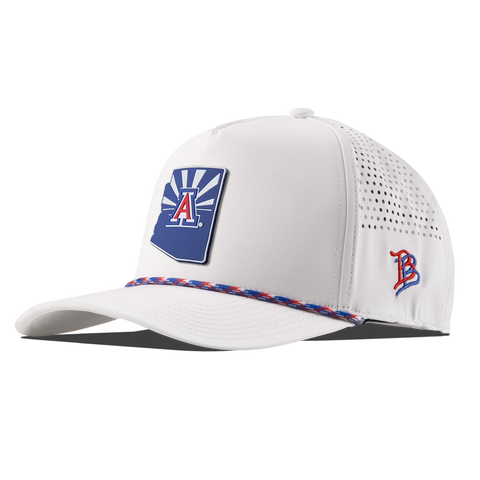 University of Arizona "The Tucson" Curved 5 Panel Rope RWB/White