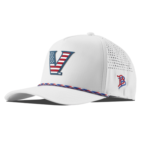 Vanderbilt University "Vanderbilt Stars & Stripes" Curved 5 Panel Rope White RWB