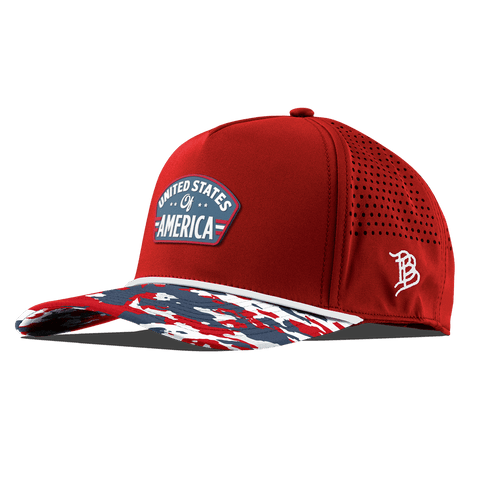 United States of America Badge Curved 5 Panel Rope