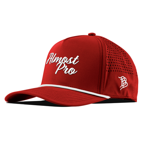 Hailey Ostrom "Almost Pro" Curved 5 Panel Rope Red