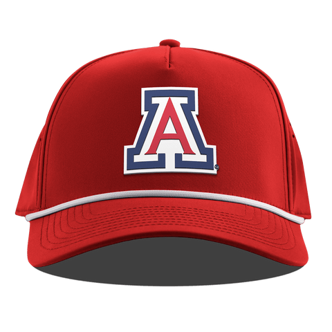 University of Arizona "Arizona Block" Curved 5 Panel Rope Red