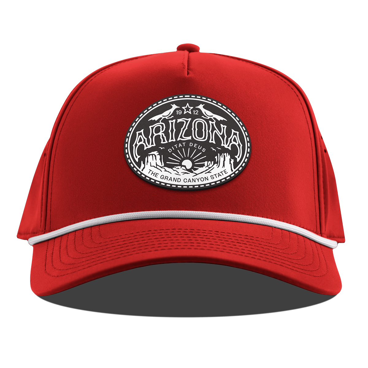 Arizona Traveler Curved 5 Panel Rope Red