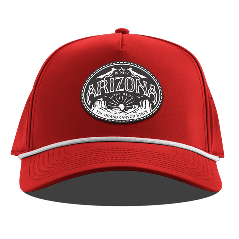 Arizona Traveler Curved 5 Panel Rope Red