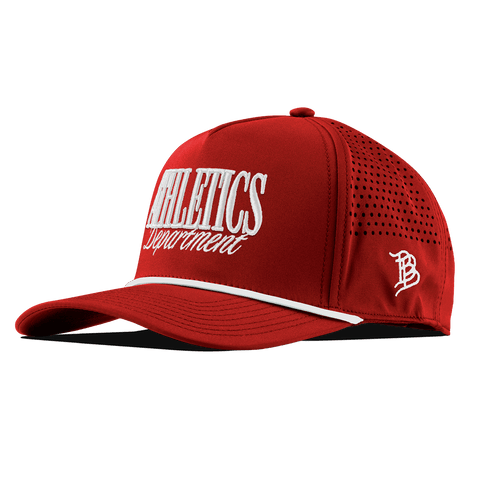 Athletics Department Curved 5 Panel Rope Red