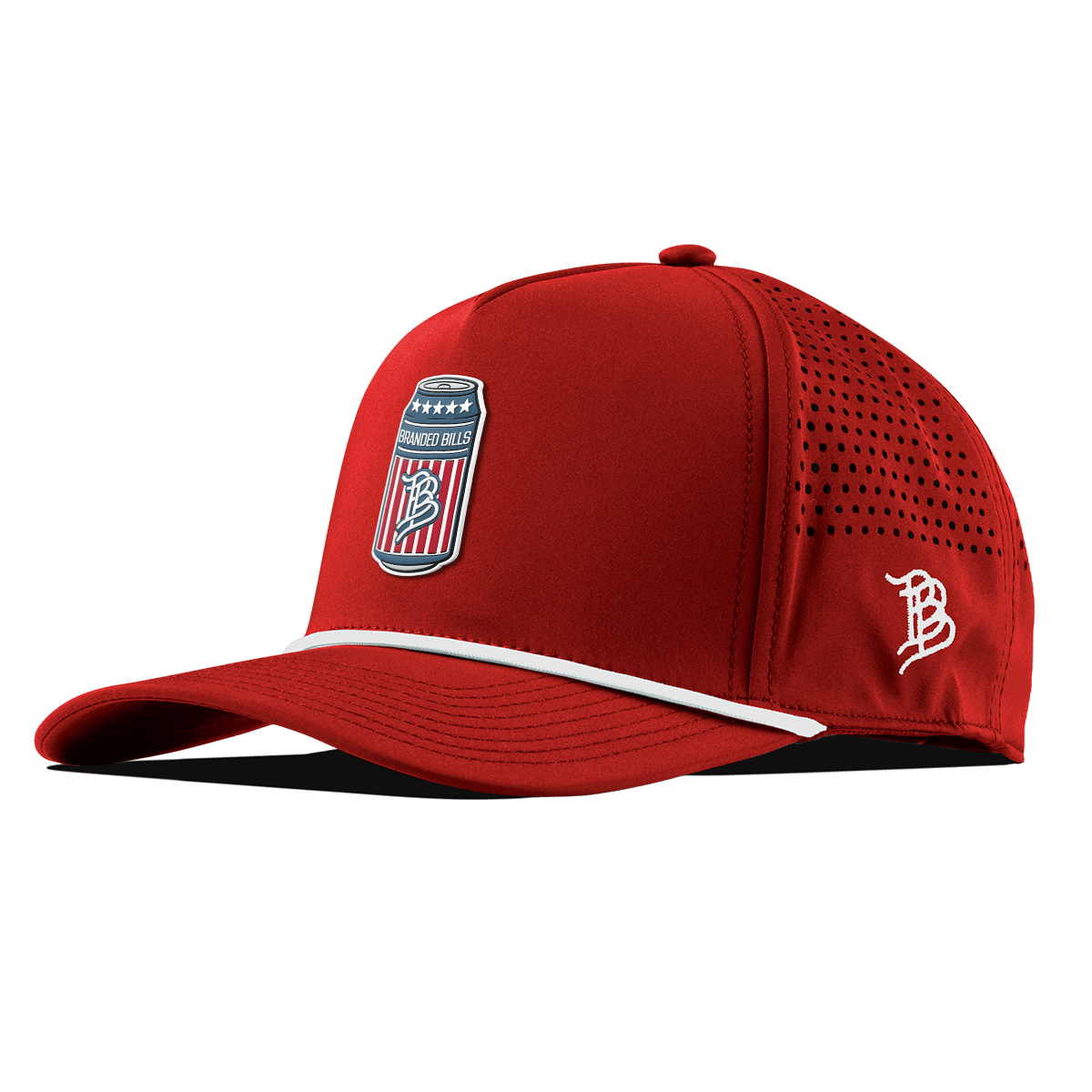 BB Brew Curved 5 Panel Rope Red