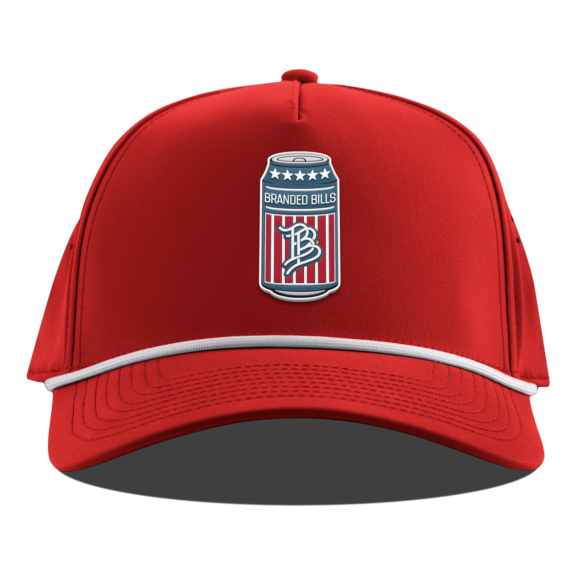 BB Brew Curved 5 Panel Rope Red