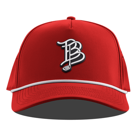 BB Golf Cutout PVC Curved 5 Panel Rope Red