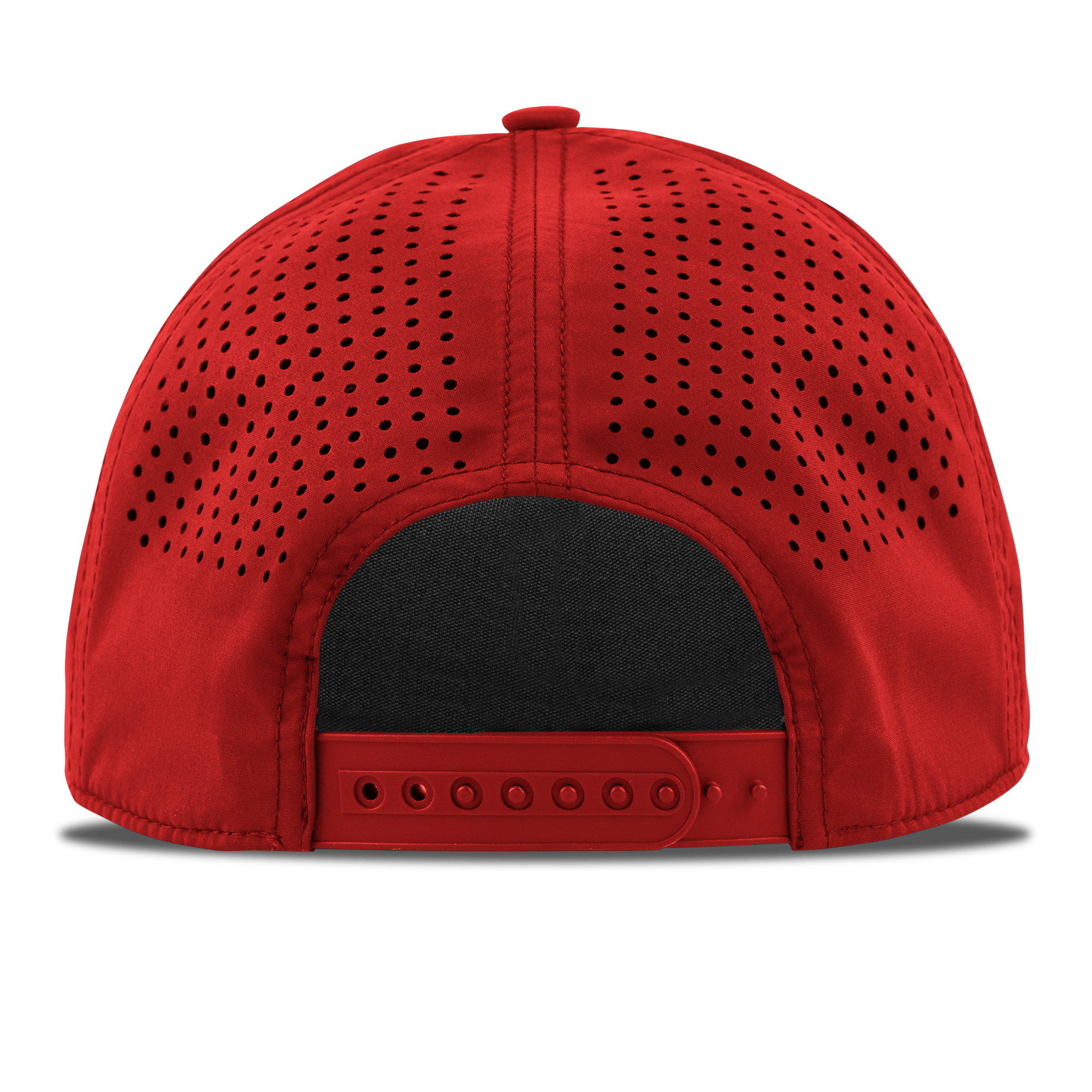 Bare Curved 5 Panel Rope Back Red/White