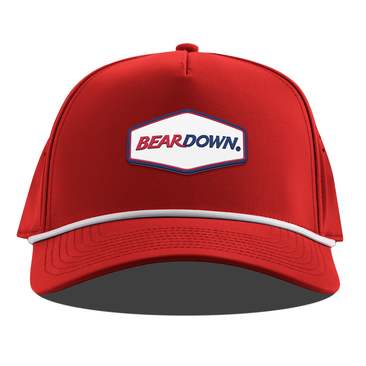University of Arizona "Bear Down Arizona" Curved 5 Panel Rope Red