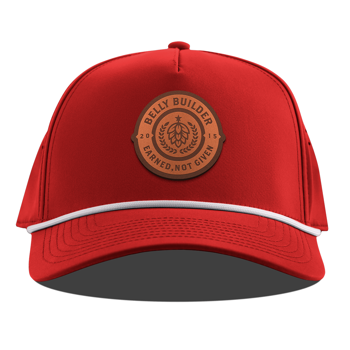 Belly Builder Curved 5 Panel Rope Red