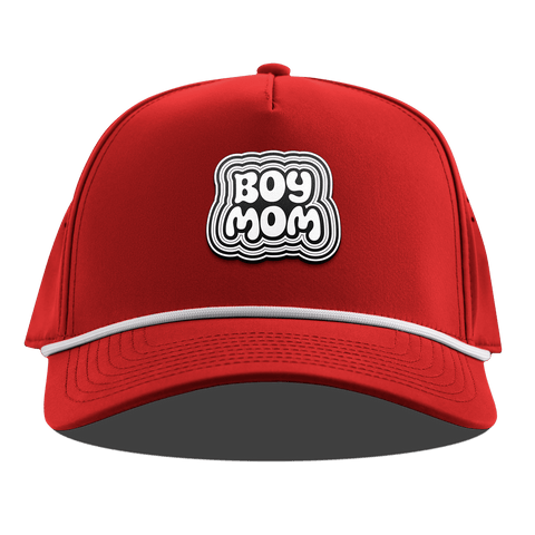 Boy Mom Curved 5 Panel Rope Red