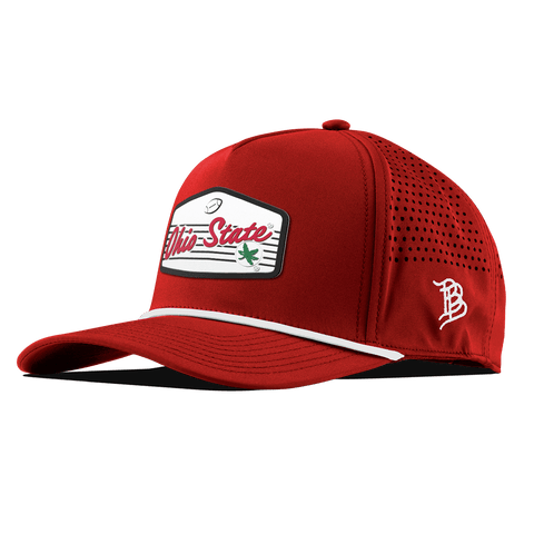 Ohio State University "Buckeyes Football'" Curved 5 Panel Rope Red