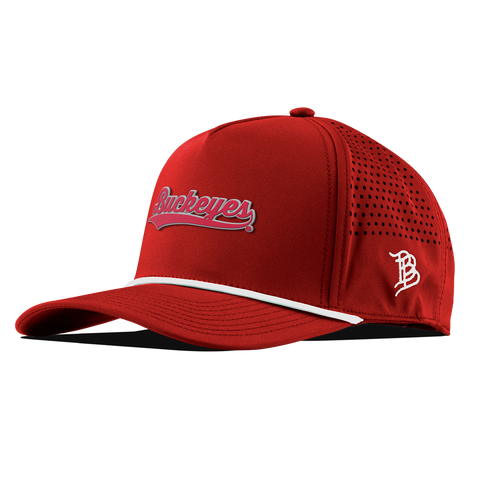 Ohio State University "Buckeyes Script" Curved 5 Panel Rope Red